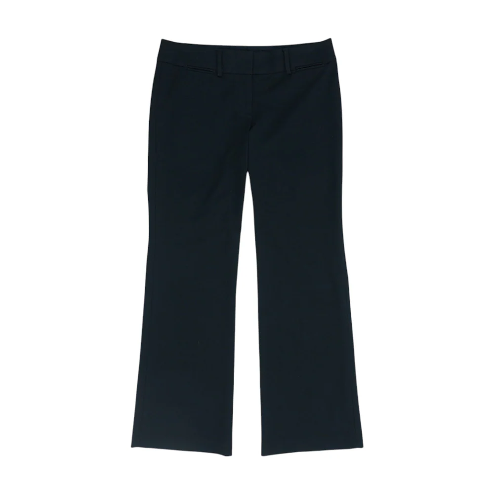 Black Petite Straight Pants
