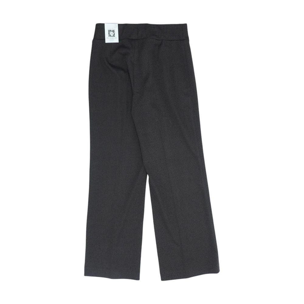 Brown Houndstooth Wide Leg Pants - Image 2