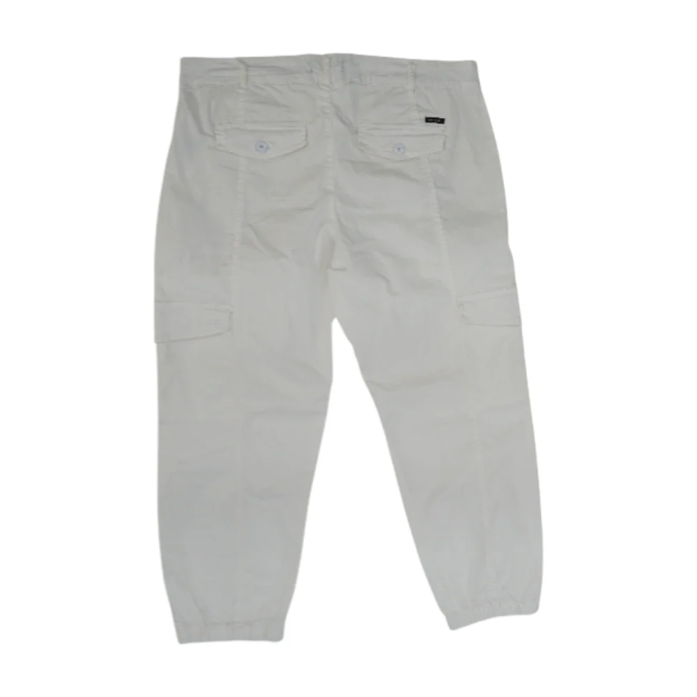 White Relaxed Pants - Image 2