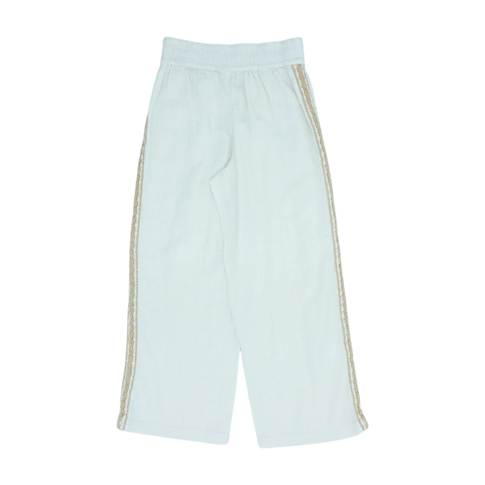 Ivory Wide Leg Pants - Image 2