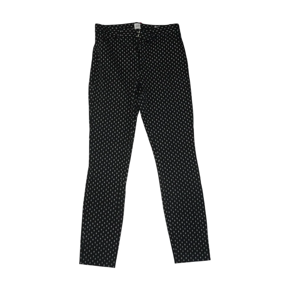 Black Tall Print Skinny Pants