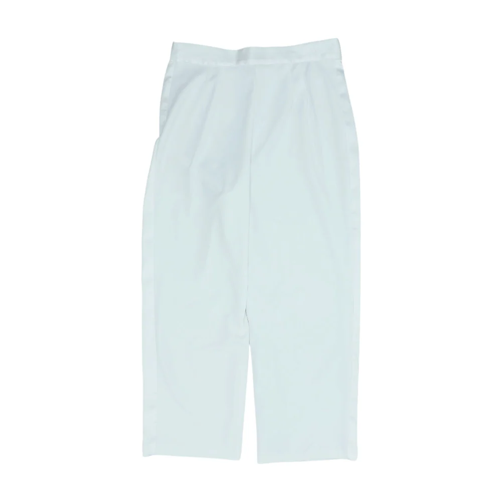 White Wide Leg Pants - Image 2