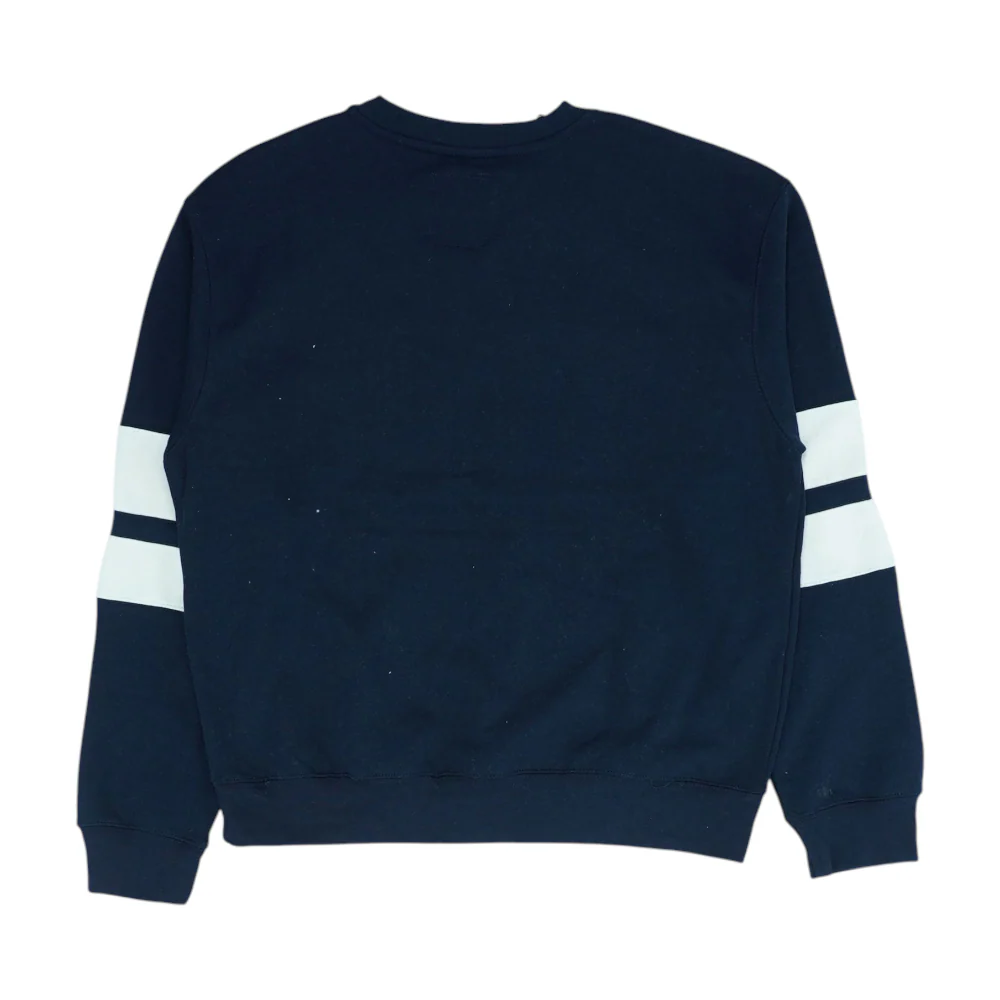 Navy Solid Sweatshirt Pullover - Image 2