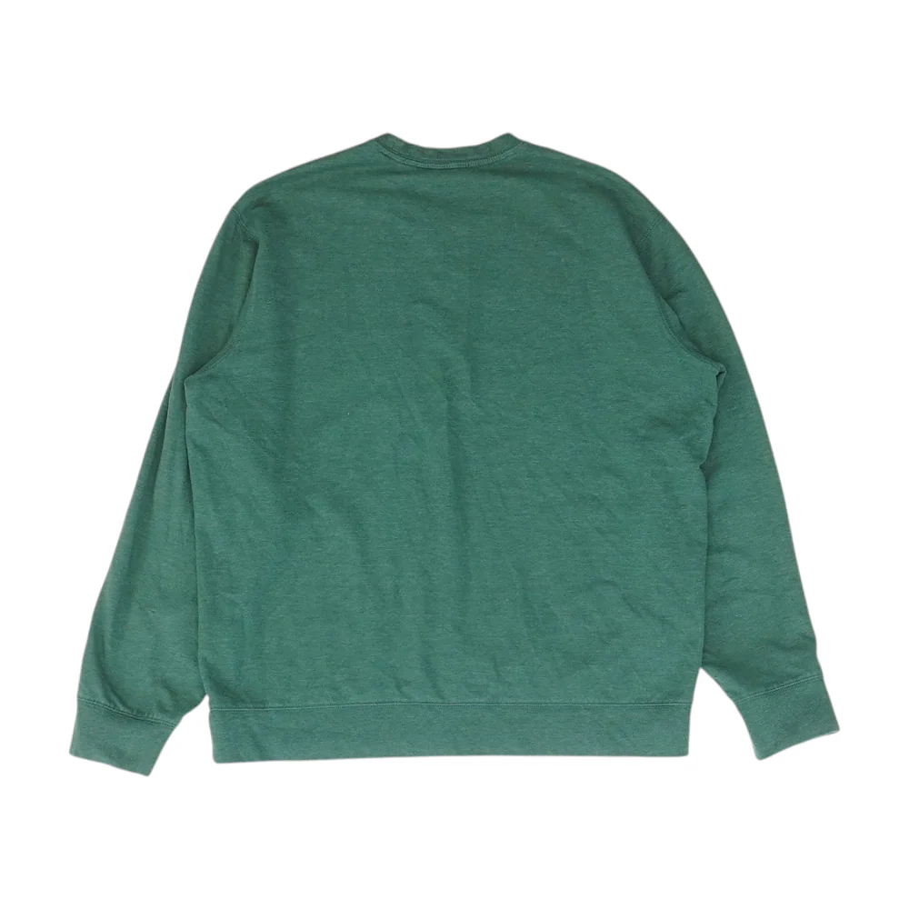 Green Solid Sweatshirt Pullover - Image 2
