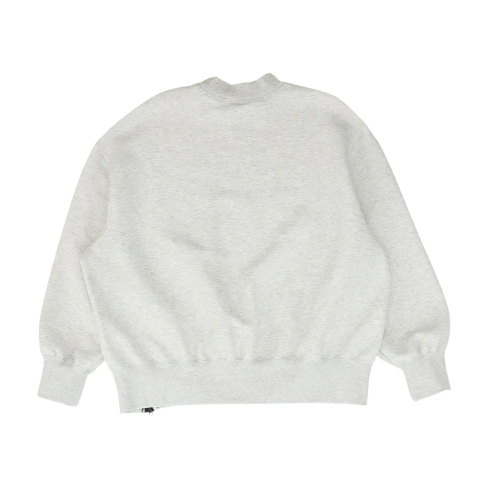 Gray Solid Sweatshirt Pullover - Image 2