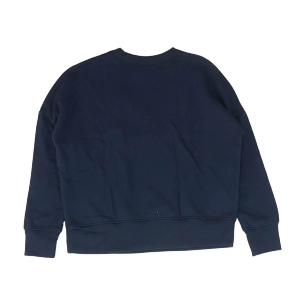Navy Solid Sweatshirt Pullover - Image 2