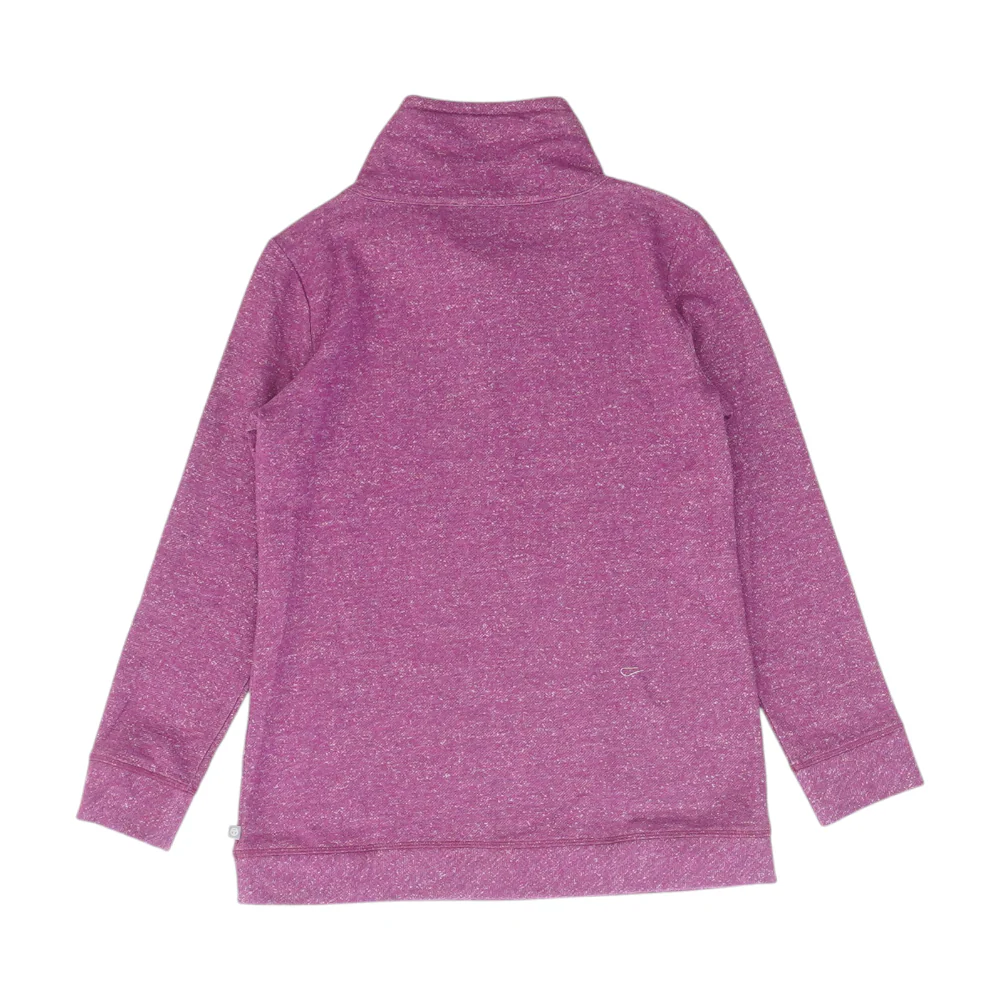 Purple Solid Sweatshirt Pullover - Image 2