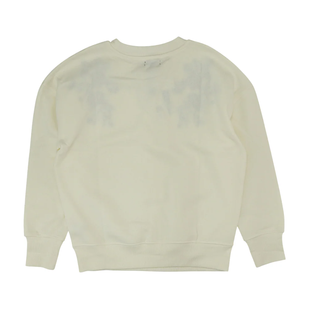 Ivory Solid Sweatshirt Pullover - Image 2