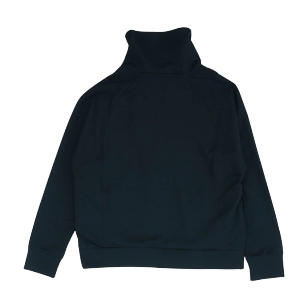Black Petite Solid 1/4 Zip Pullover - Image 2