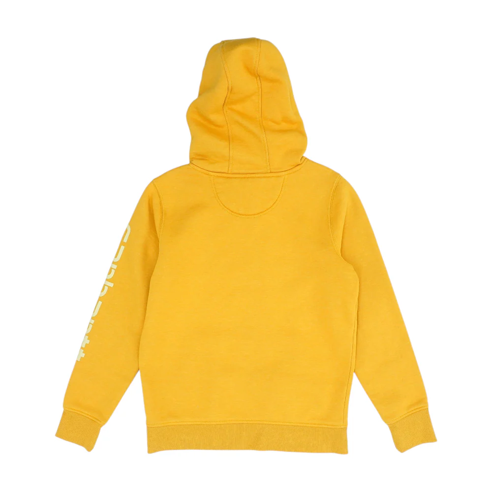 Yellow Graphic Hoodie Pullover - Image 2
