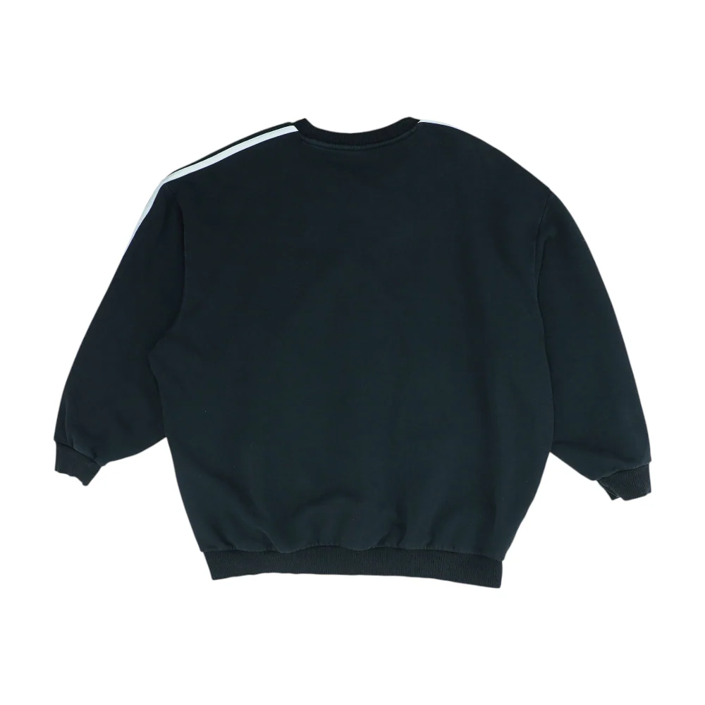 Black Solid Sweatshirt Pullover - Image 2