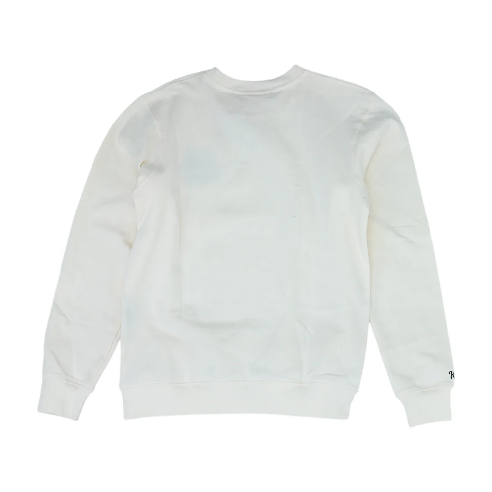 Beige Solid Sweatshirt Pullover - Image 2
