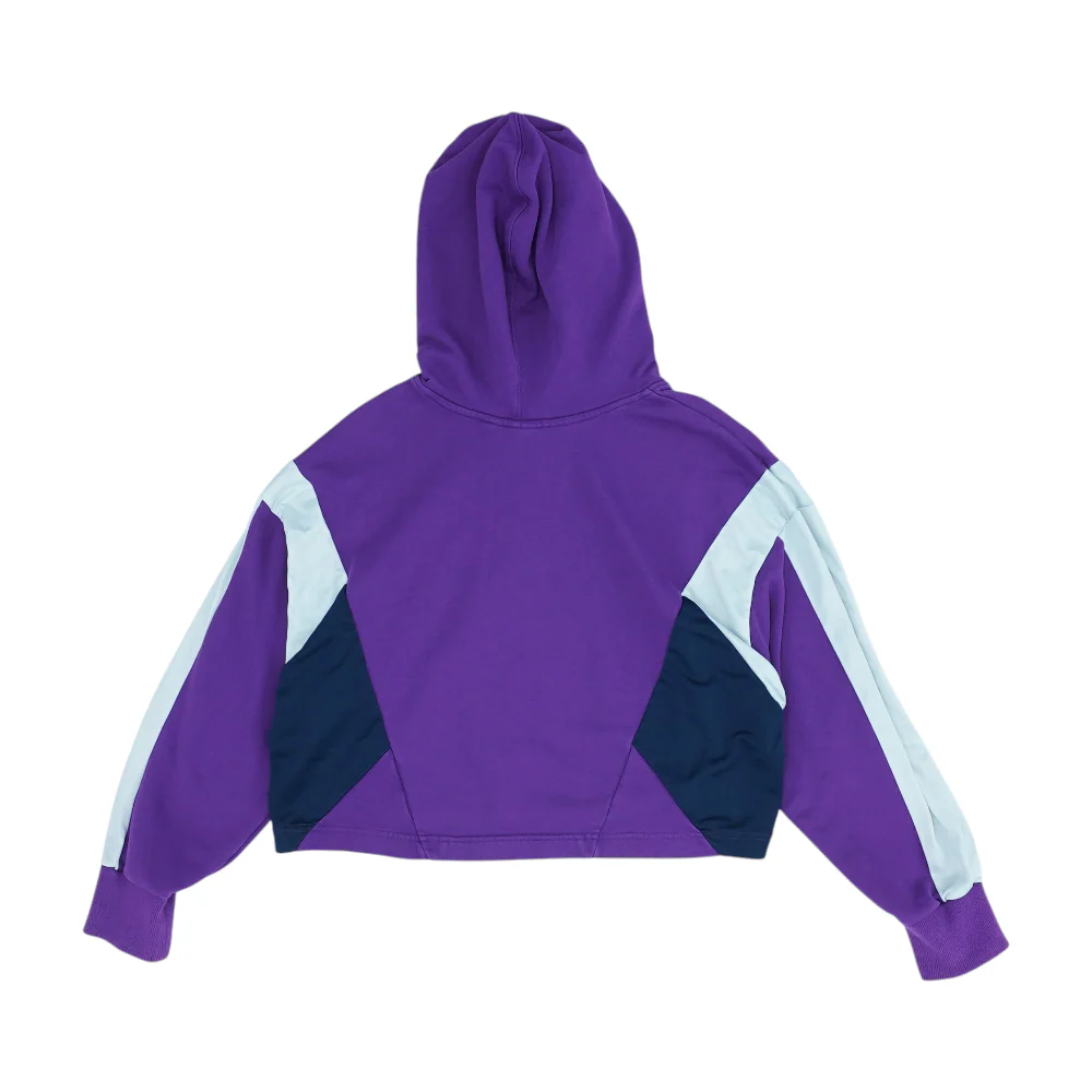 Purple Solid Hoodie Pullover - Image 2