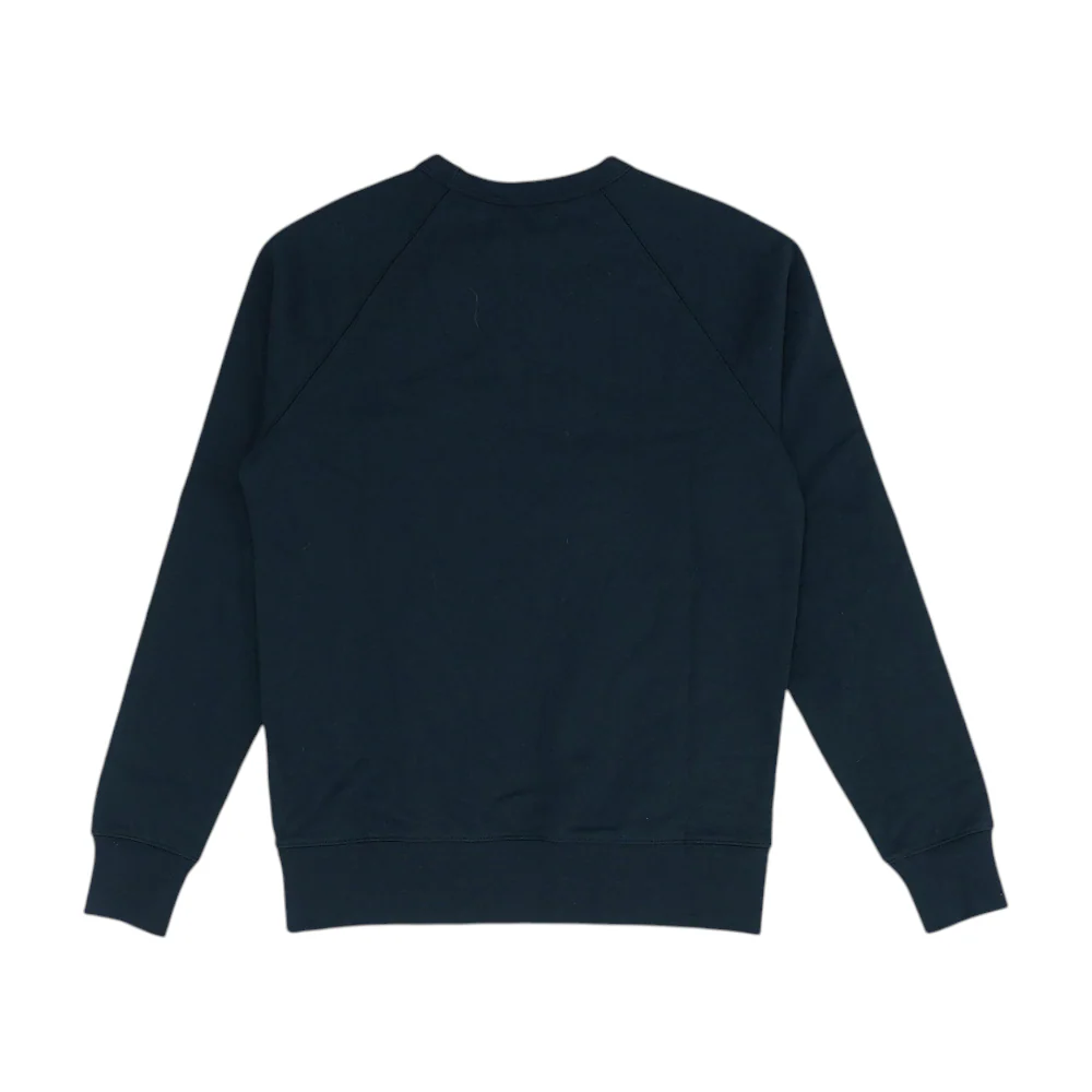 Black Solid Sweatshirt PulloverBlack Solid Sweatshirt Pullover - Image 2