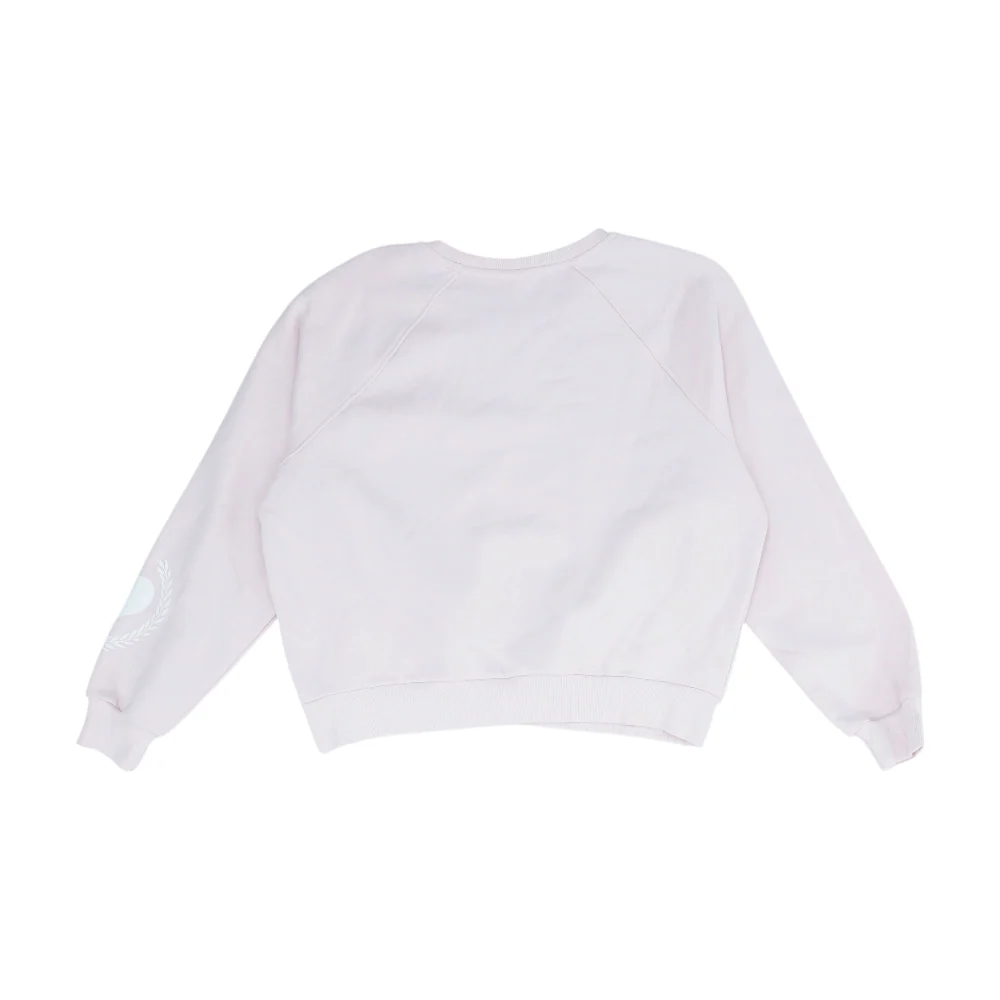Pink Solid Sweatshirt Pullover - Image 2