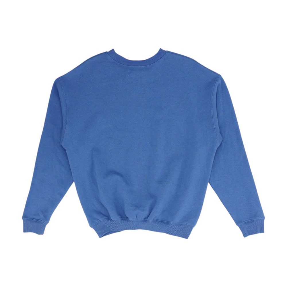 Blue Solid Sweatshirt Pullover - Image 2