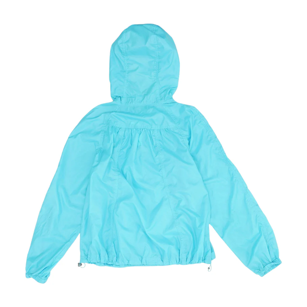 Blue Solid 1/4 Zip Pullover - Image 2