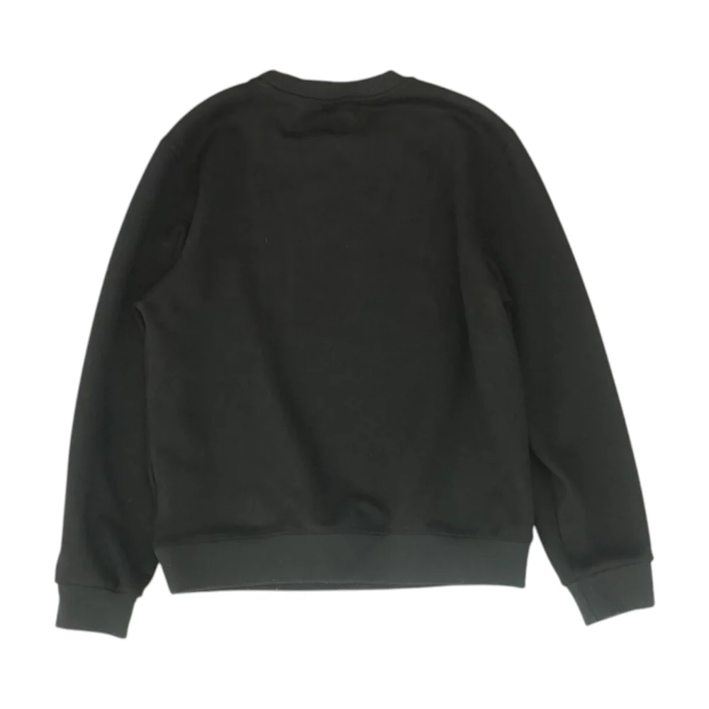 Black Solid Sweatshirt Pullover - Image 2