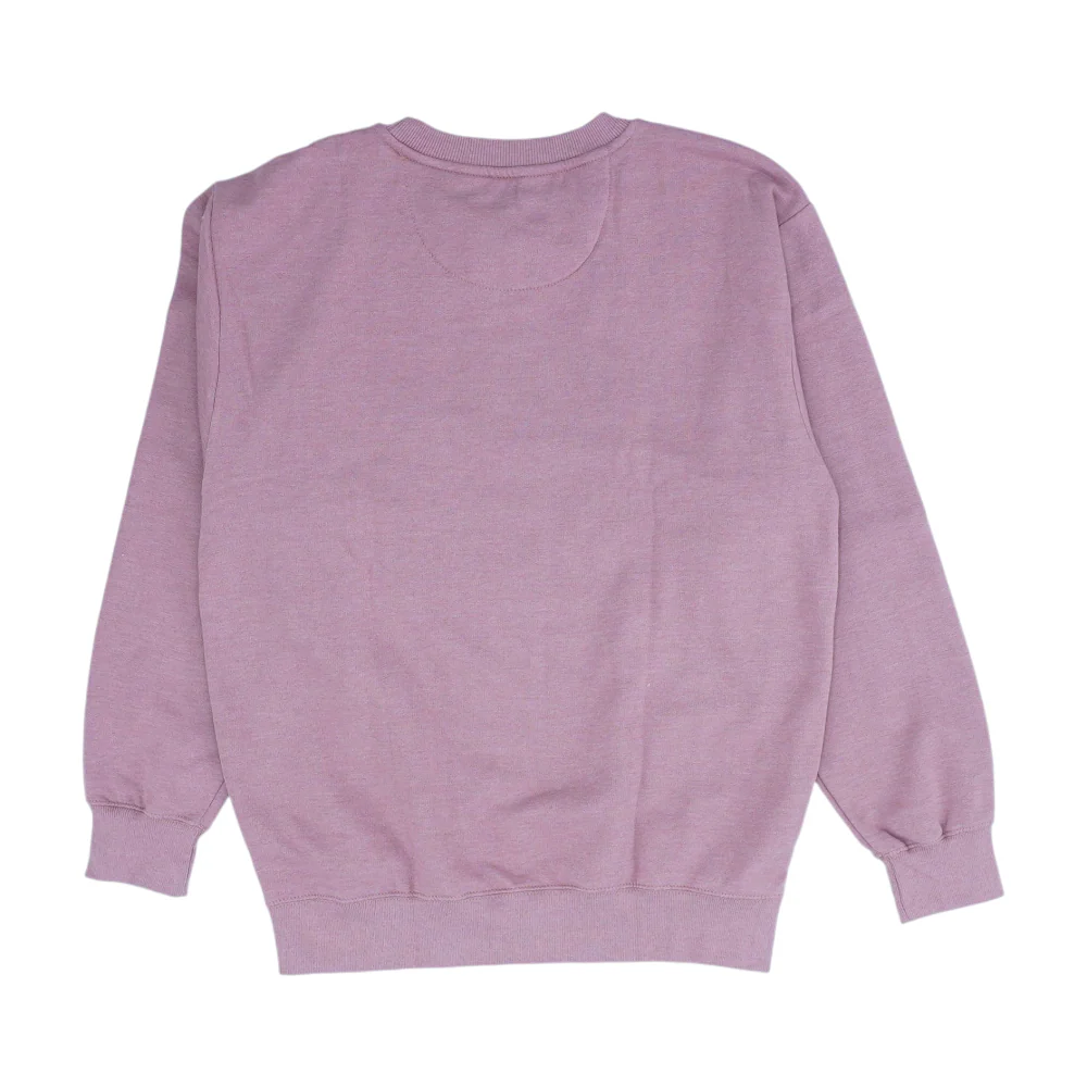 Pink Solid Sweatshirt Pullover - Image 2