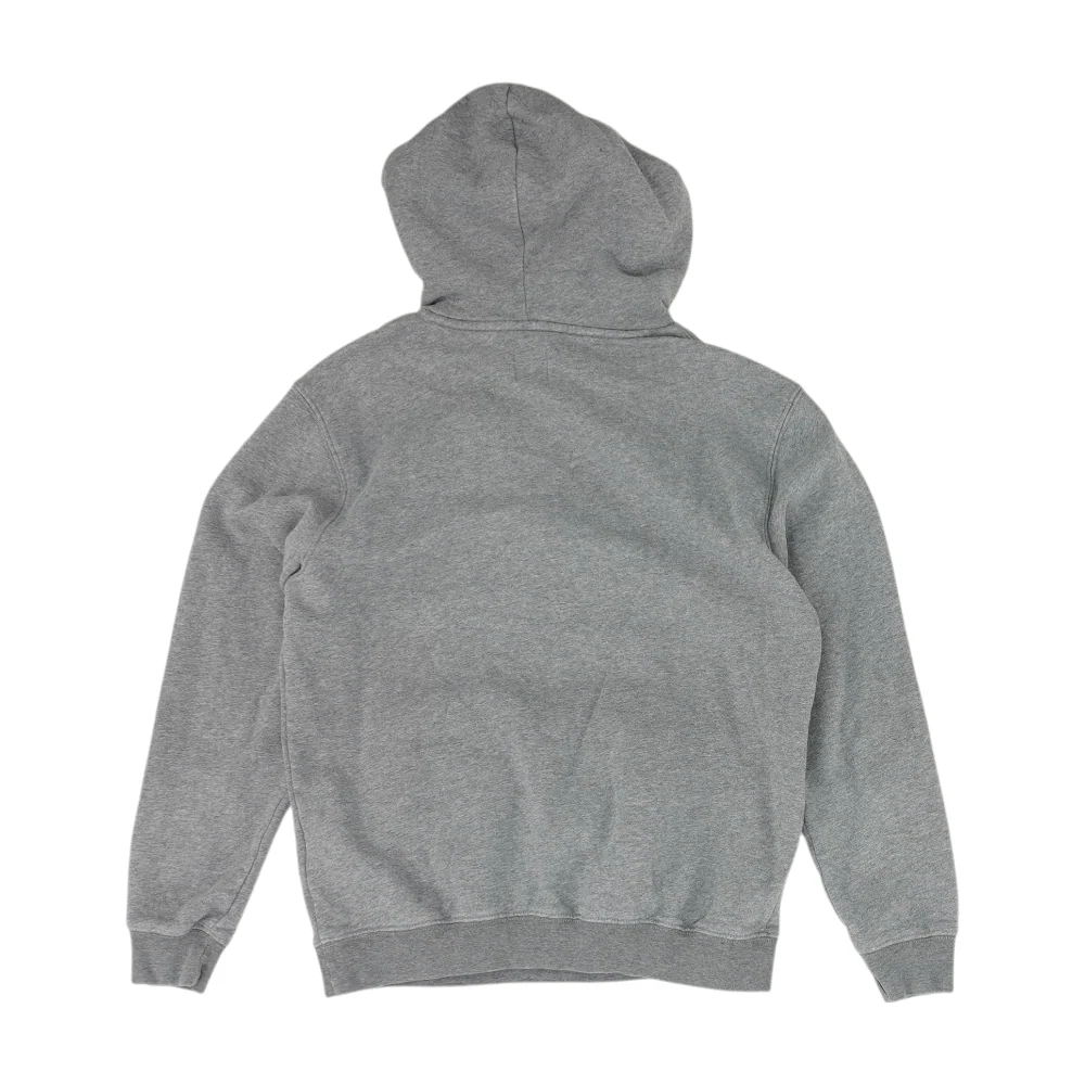 Gray Solid Hoodie Pullover - Image 2