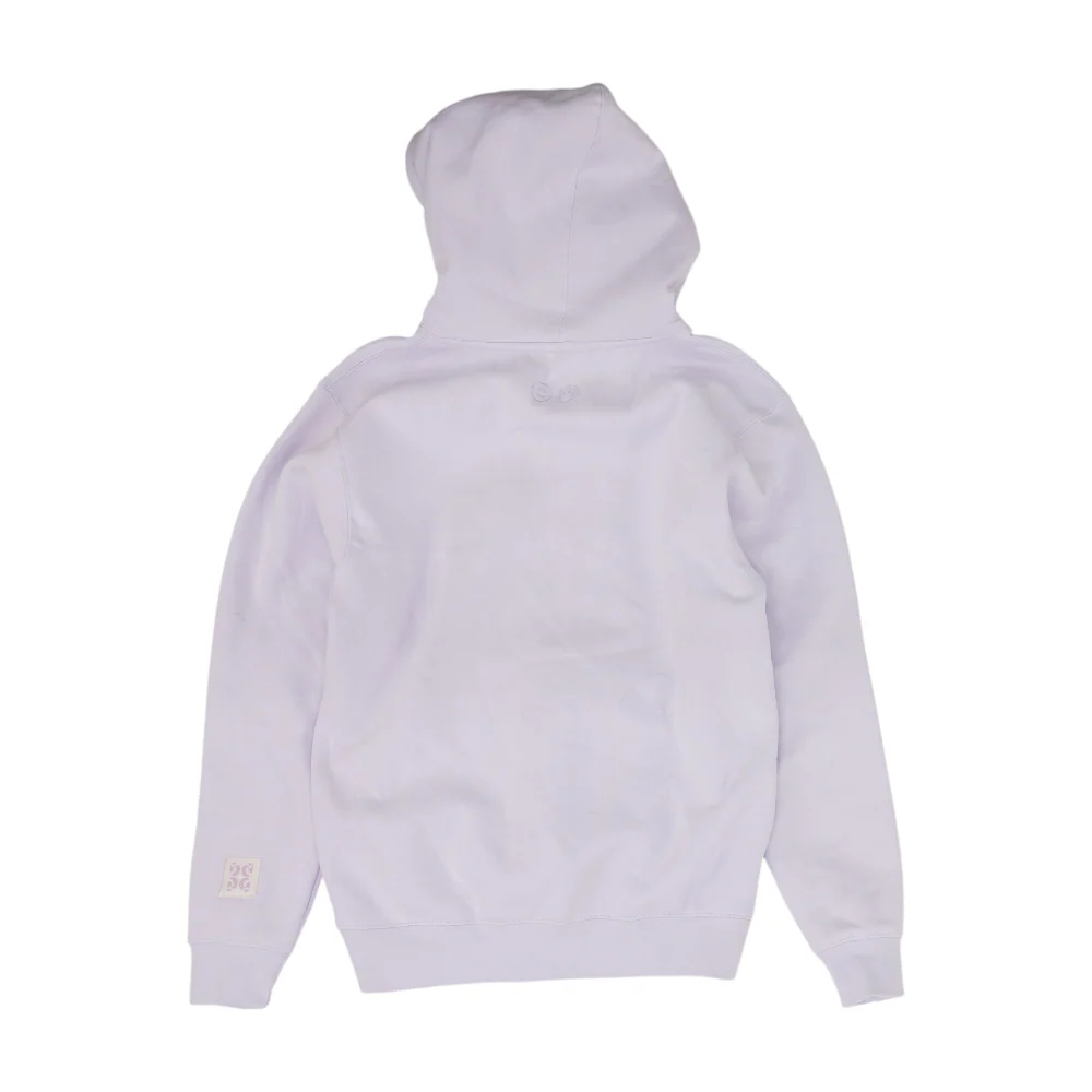 Lavender Solid Hoodie Pullover - Image 2