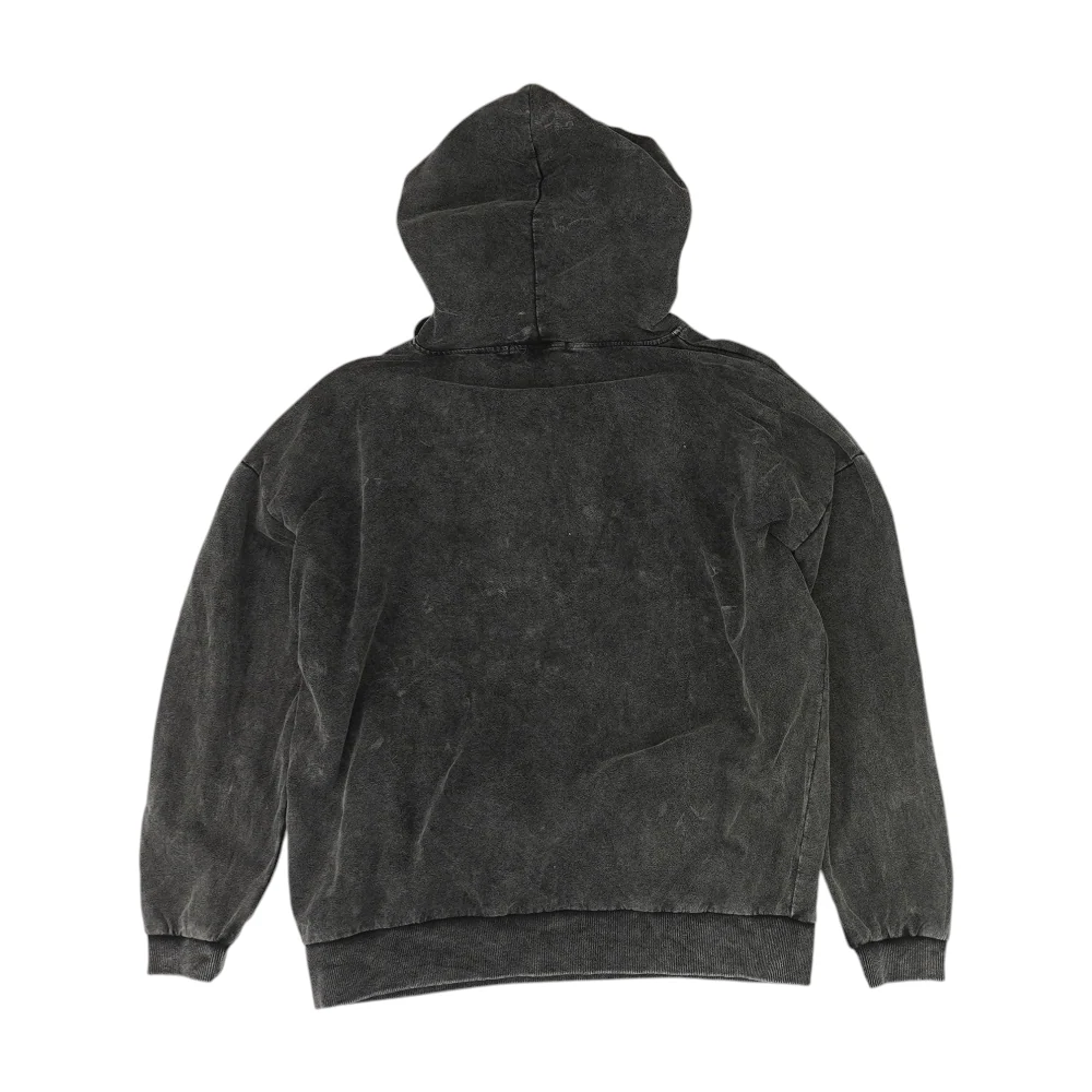 Black Solid Hoodie Pullover - Image 2