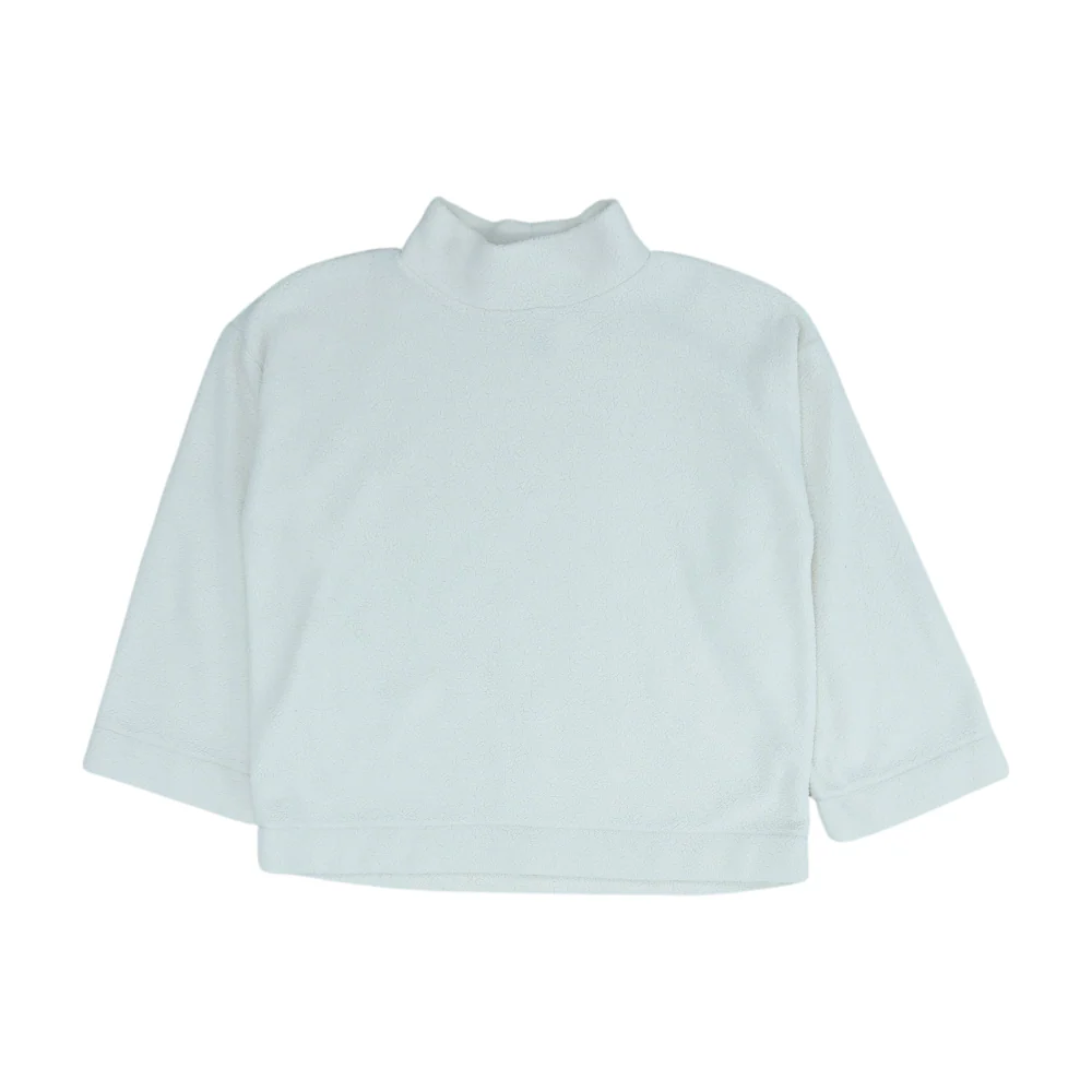 Ivory Solid Sweatshirt Pullover