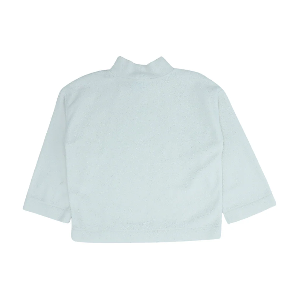 Ivory Solid Sweatshirt Pullover - Image 2