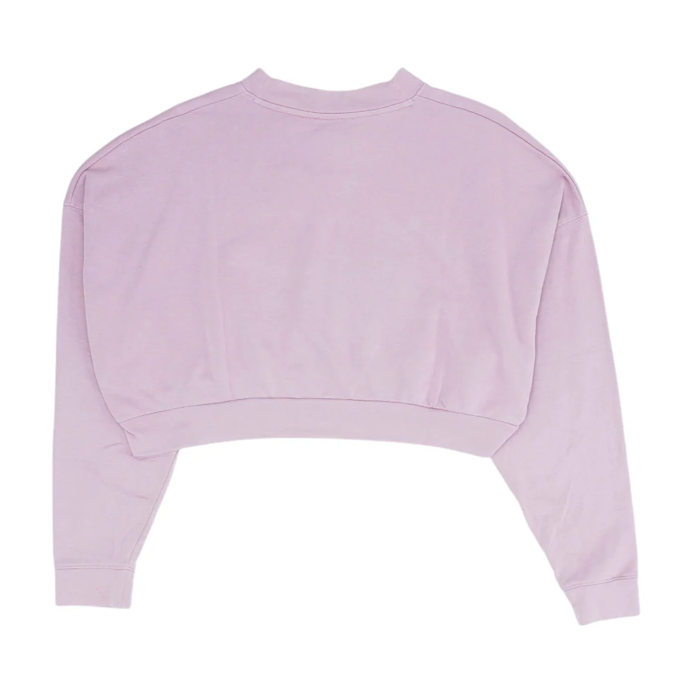 Pink Solid Sweatshirt Pullover - Image 2