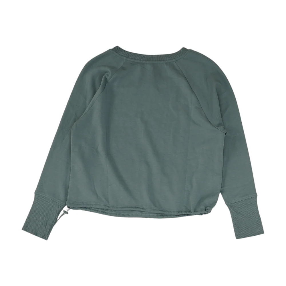 Blue Solid Sweatshirt Pullover - Image 2