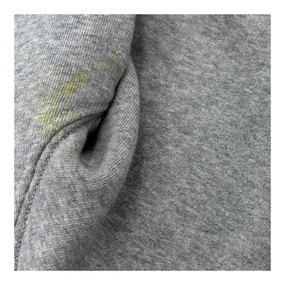 Gray Solid Sweatshirt Pullover - Image 3