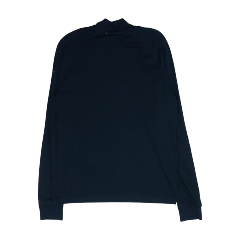 Black Solid 1/4 Zip Pullover - Image 2