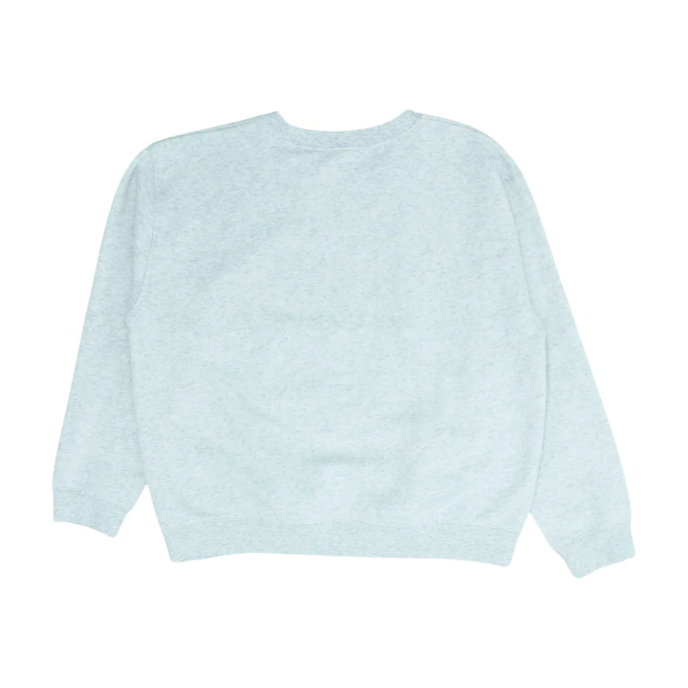 Gray Solid Sweatshirt Pullover - Image 2