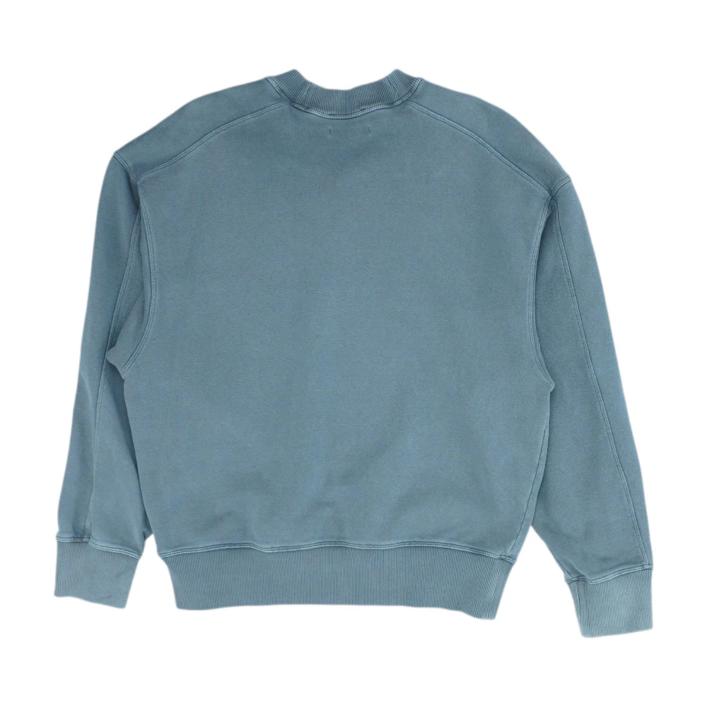 Gray Solid Sweatshirt Pullover - Image 2
