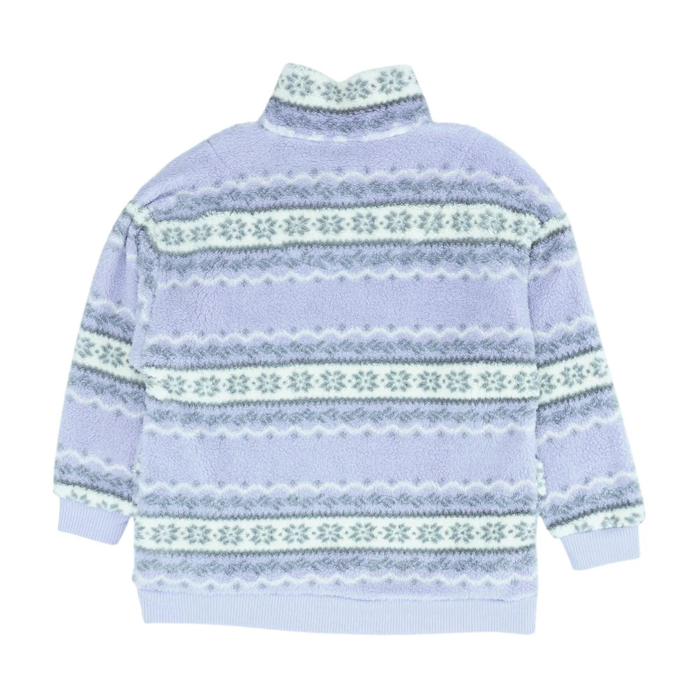 Purple Graphic 1/4 Zip Pullover - Image 2
