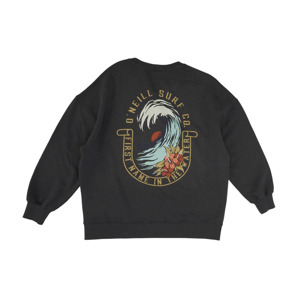 Gray Solid Sweatshirt Pullover - Image 2
