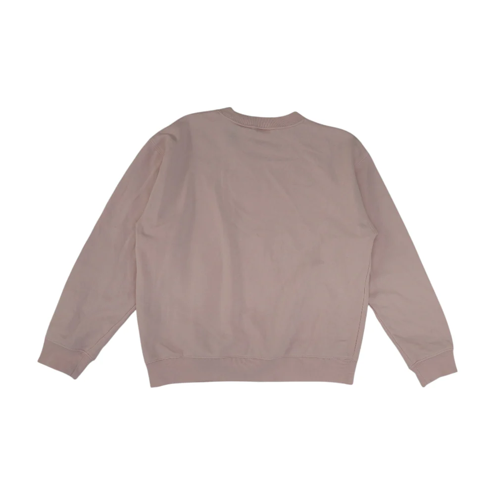 Pink Solid Sweatshirt Pullover - Image 2