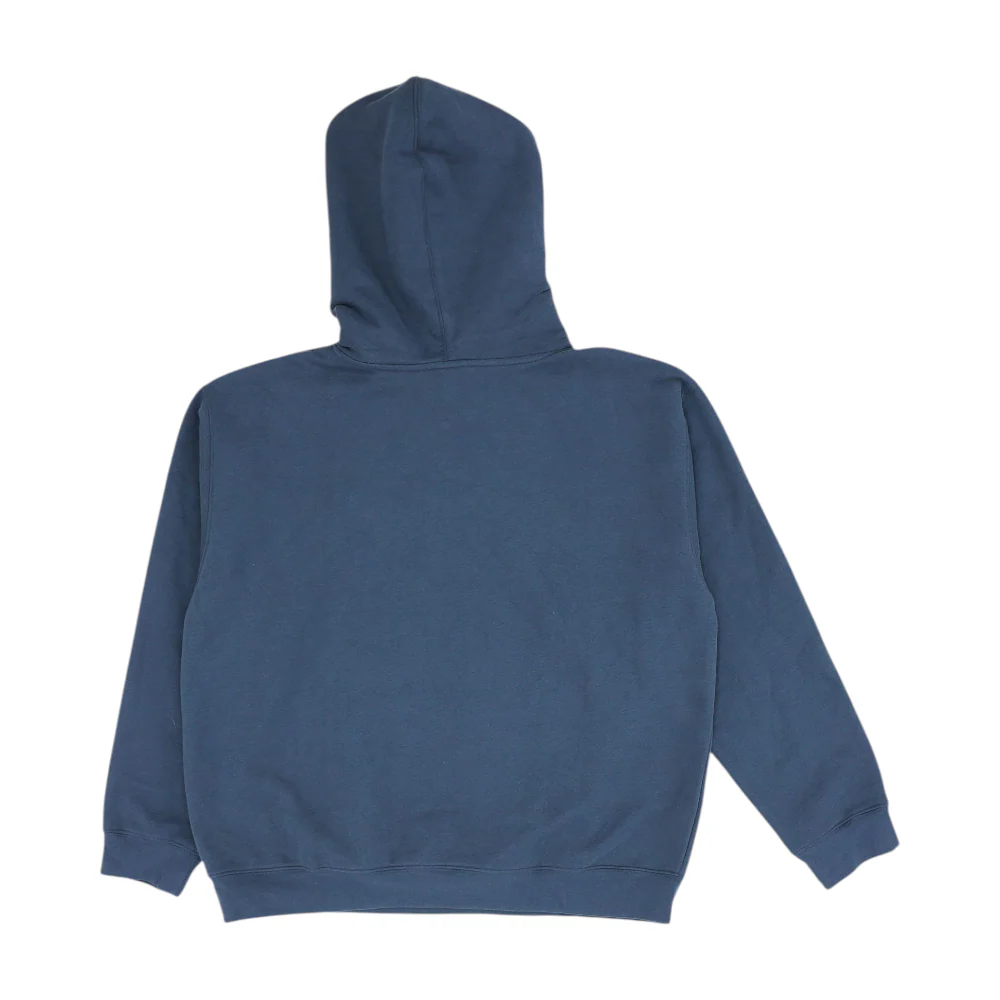 Navy Solid Hoodie Pullover - Image 2