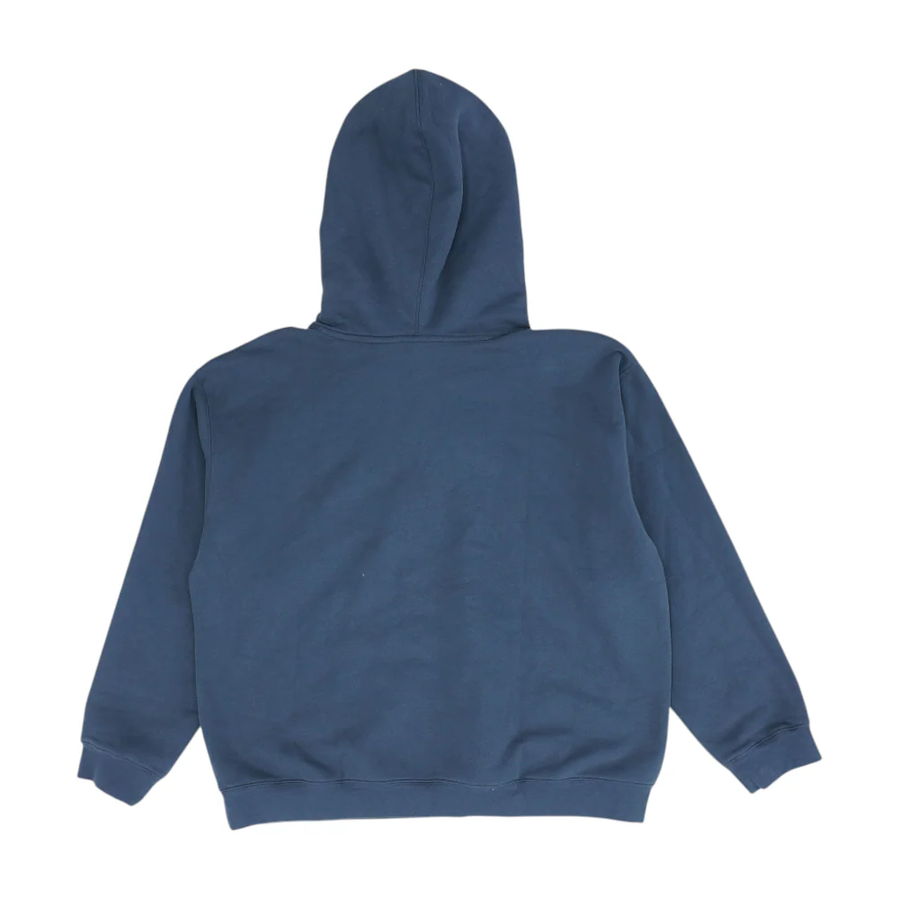 Navy Solid Hoodie Pullover - Image 2
