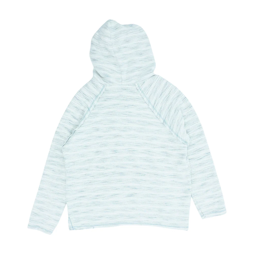 Blue Striped Hoodie Pullover - Image 2