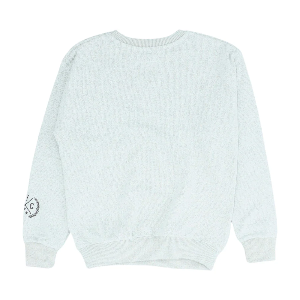 Beige Solid Sweatshirt Pullover - Image 2