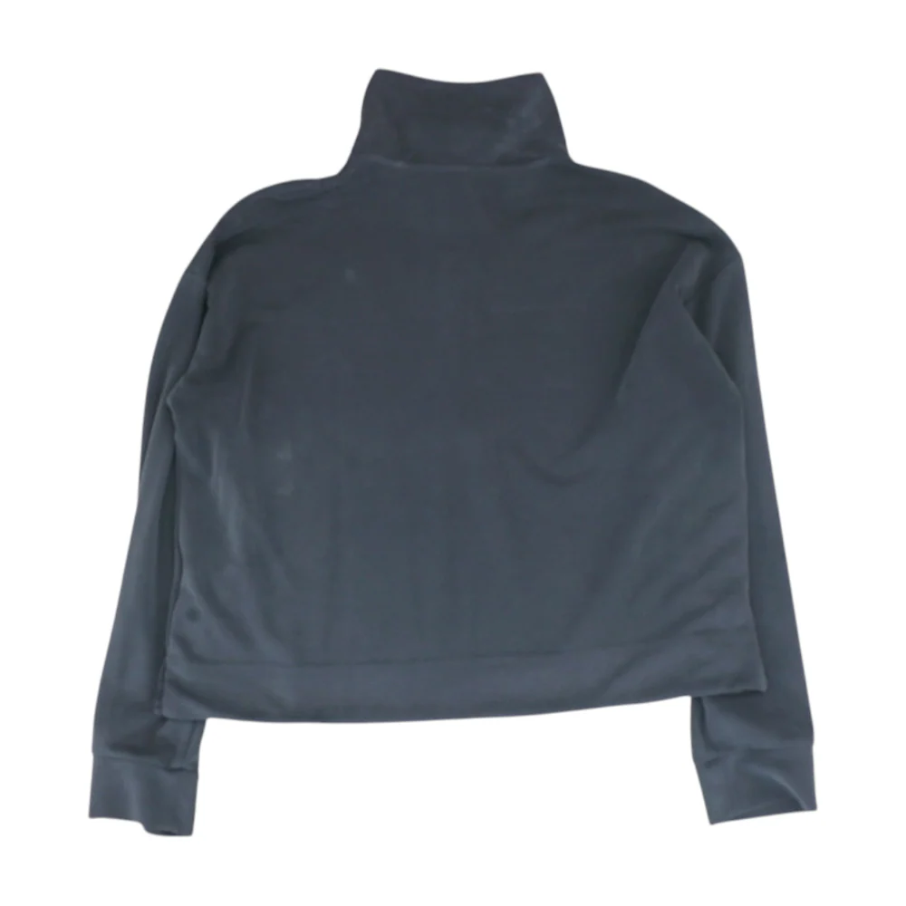 Black Solid 1/4 Zip Pullover - Image 2