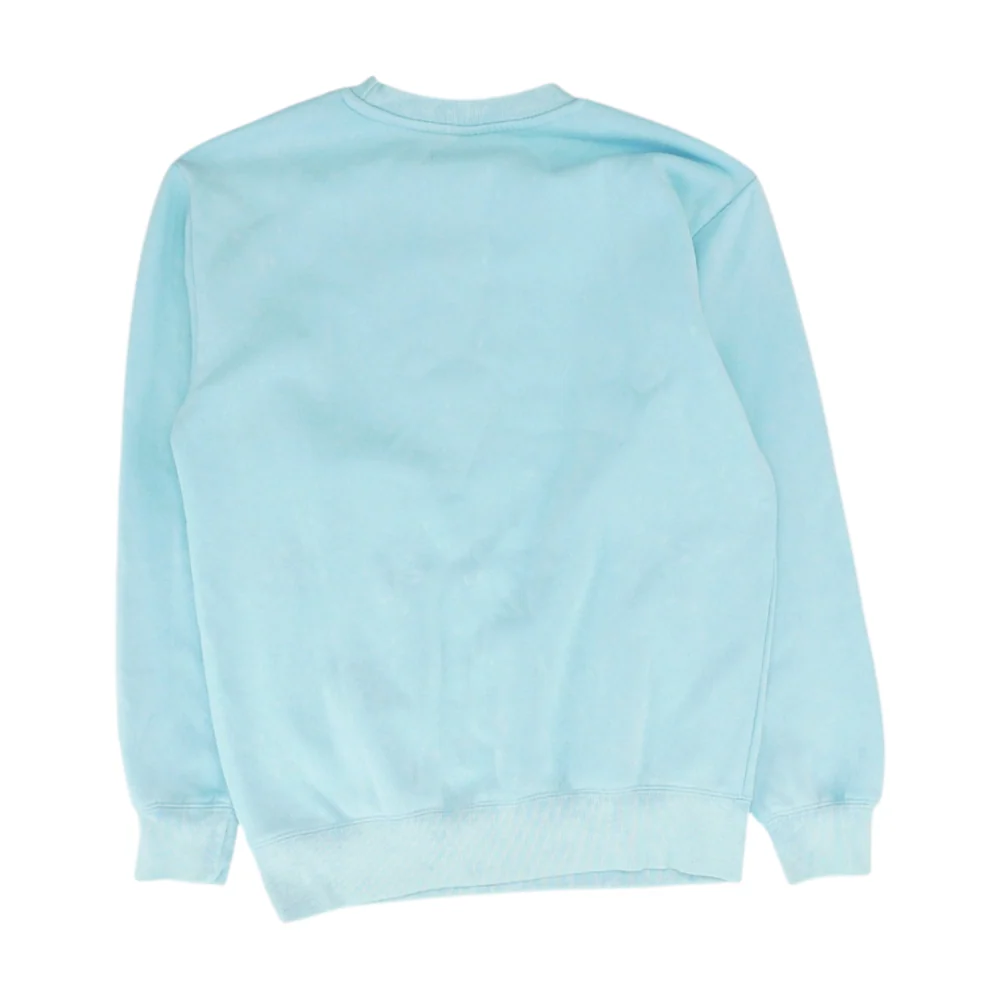 Blue Solid Sweatshirt Pullover - Image 2