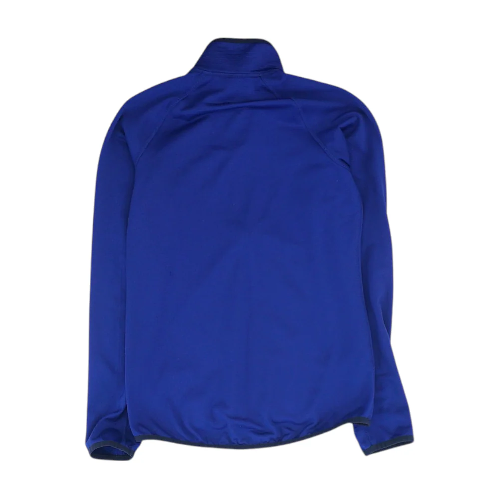 Blue Solid 1/4 Zip Pullover - Image 2