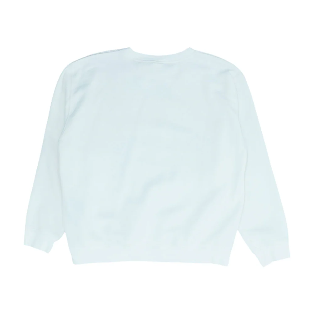 Ivory Solid Sweatshirt Pullover - Image 2