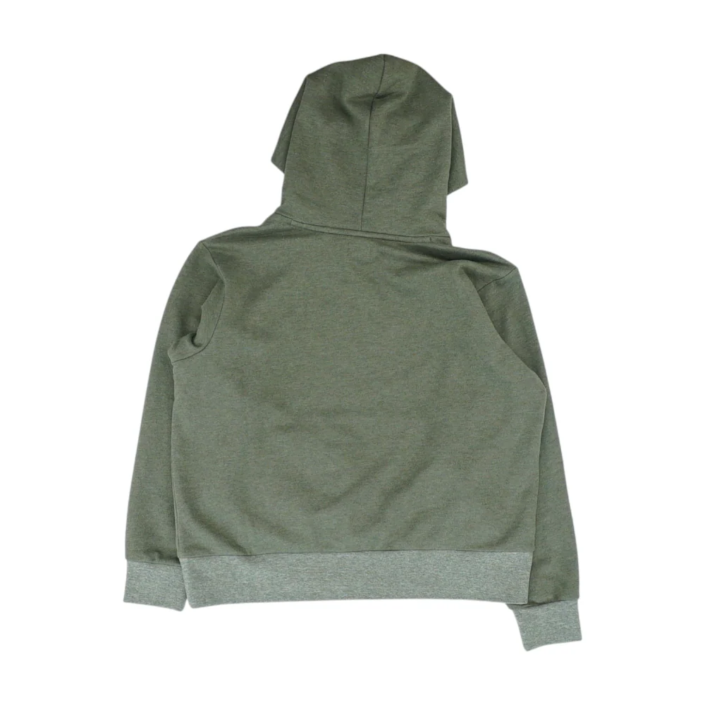Green Solid Hoodie Pullover - Image 2