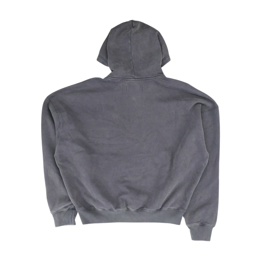 Charcoal Solid Hoodie Pullover - Image 2