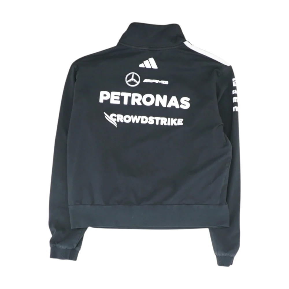 Black Solid 1/4 Zip Pullover - Image 2