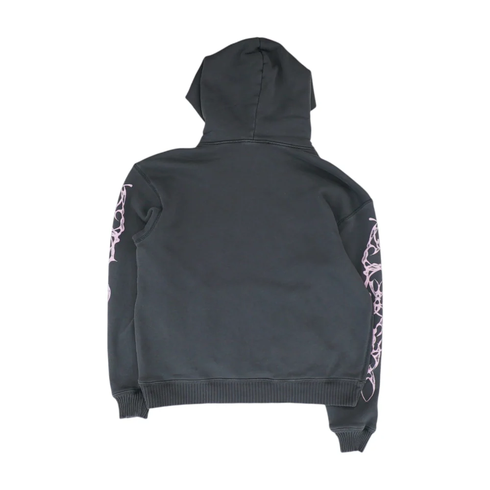 Charcoal Solid Hoodie Pullover - Image 2