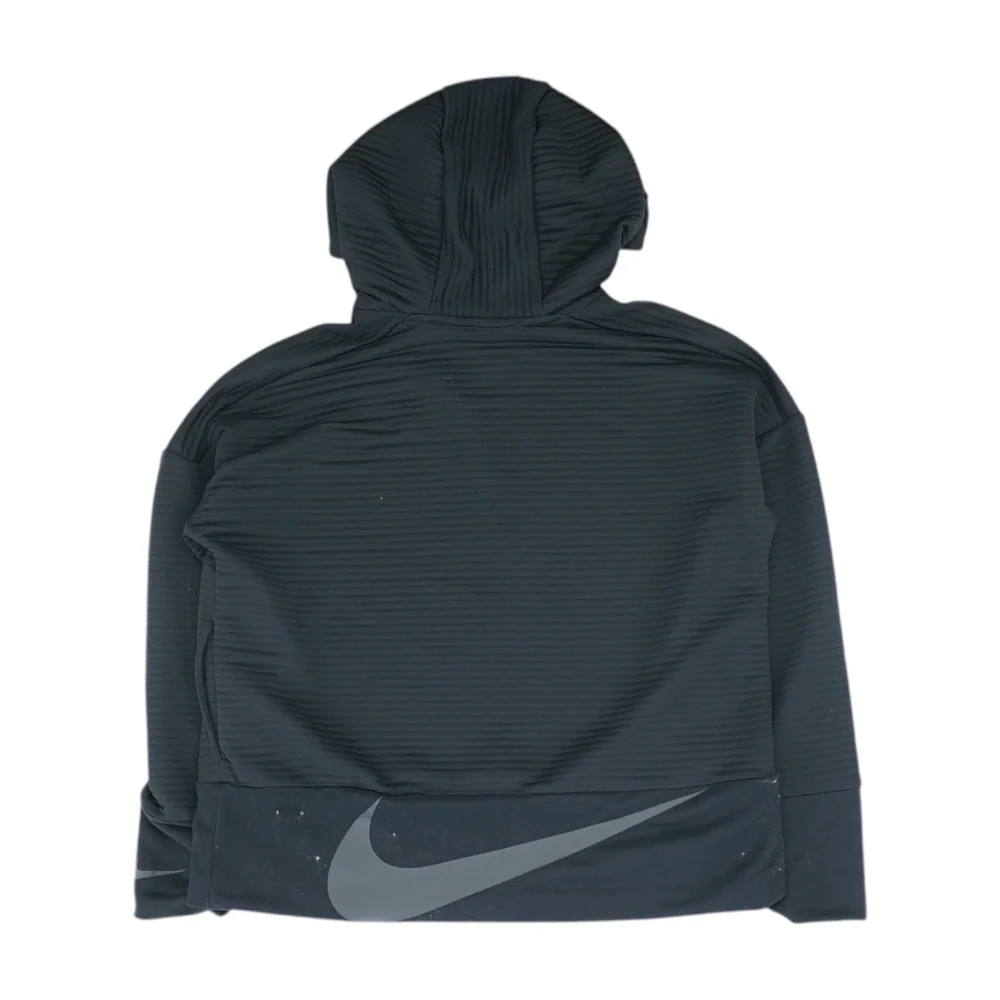 Black Solid Hoodie Pullover - Image 2